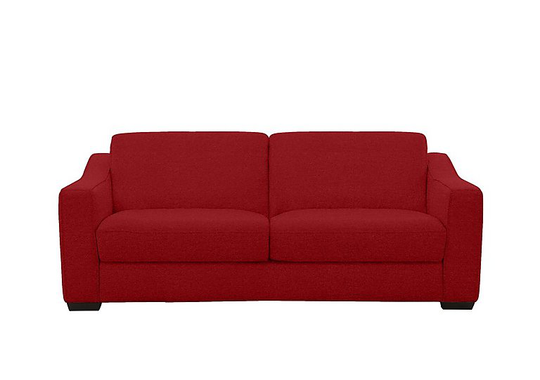 Optimus 3 Seater Fabric Sofa - Red