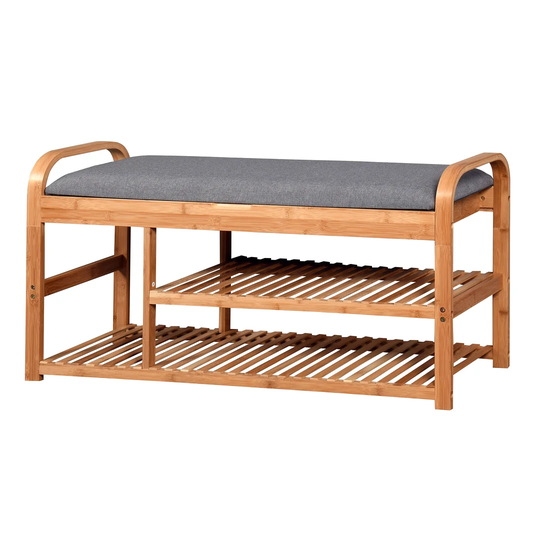 Napolitano Wood Storage Bench