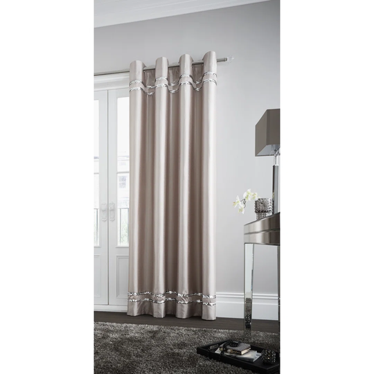 Christiana Eyelet Room Darkening Single Curtain