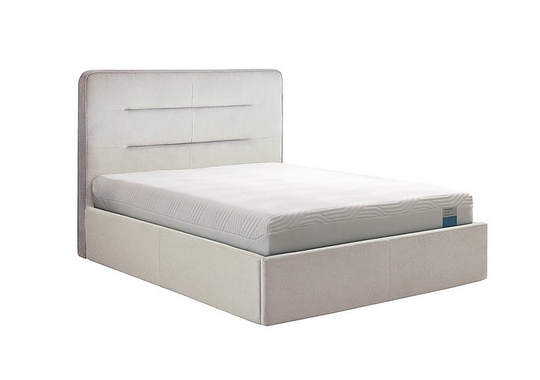 TEMPUR - Linear Ottoman Bed Frame - Double - White
