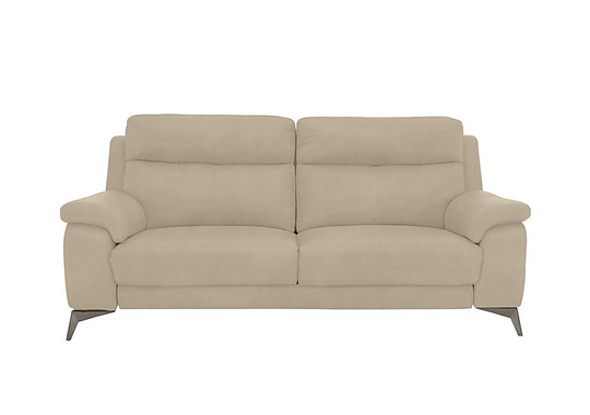 Missouri 3 Seater Fabric Sofa - Beige