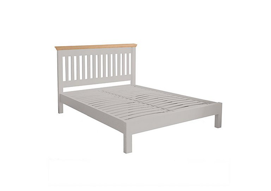 Ottaway Bespoke Slatted Bed Frame - King Size - White