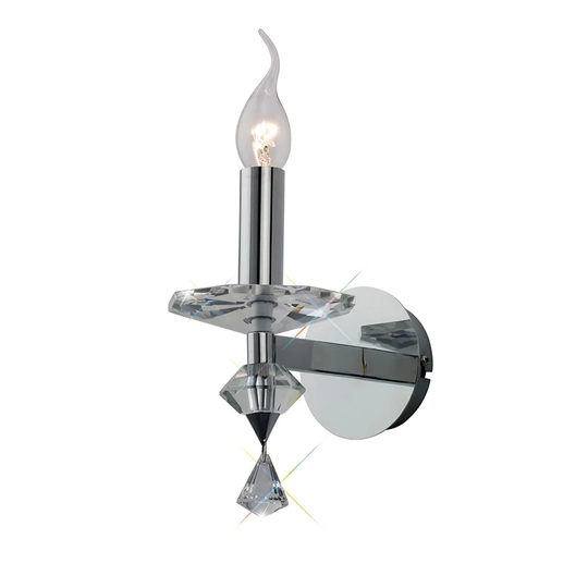 Kavya 1-Light Candle Wall Light
