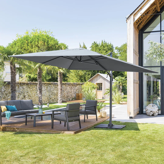 Ahnyia 4m x 3m Rectangular Cantilever Parasol