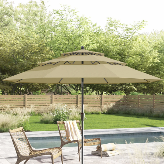 Leigh 3m Traditional Parasol