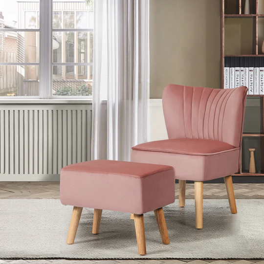Ellianna Chair Design and Footstool