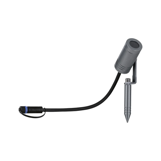 Radix Grey Integrated LED Metal Spot Light