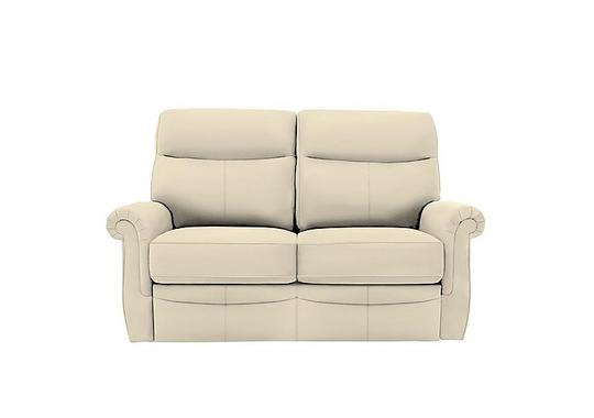 G Plan - Avon 2 Seater Leather Sofa - Cream