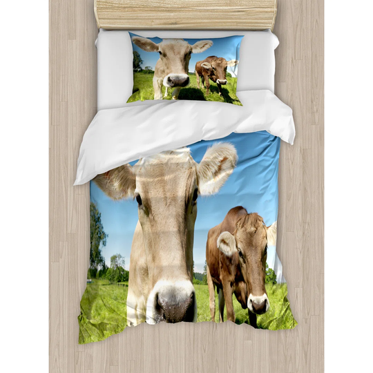 Gryselda 100% Polyester Duvet Cover Set