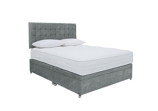 Sleep Story - Ergo 1000 Side Ottoman Divan Set - King Size - Blue