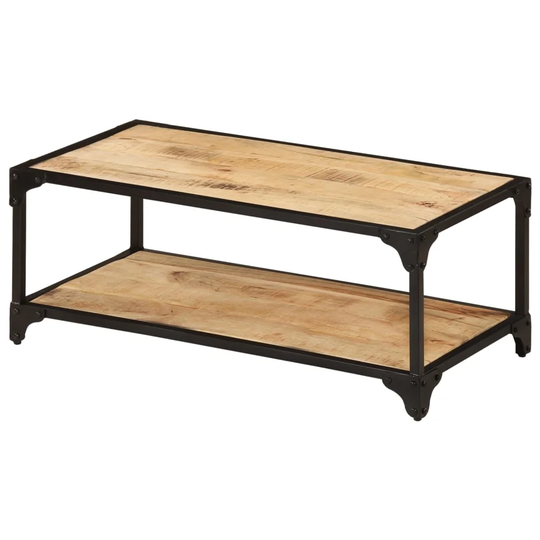 Annaelle Floor Shelf Coffee Table with Storage