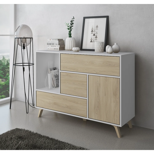 120 Cm Wide 3 Drawer Sideboard