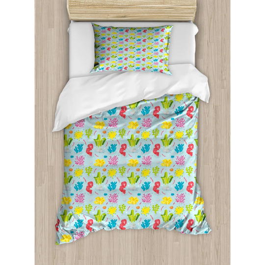 Silikou 100% Polyester Duvet Cover Set