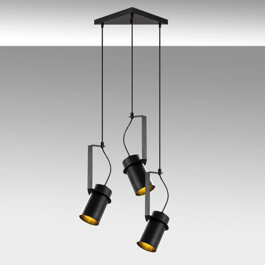 Haseltine 3 - Light Cluster Cylinder Pendant