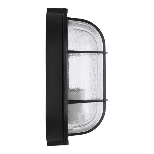 Tarlton Oval Bulkhead Security Caged Garden LED Outdoor Bulkhead Light