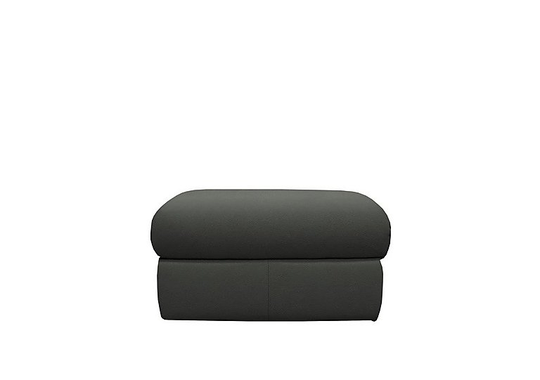 G Plan - Kingsbury Leather Storage Footstool