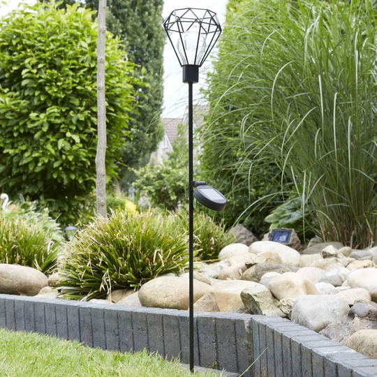 Luxform Solar LED Garden Stick Light Diamond