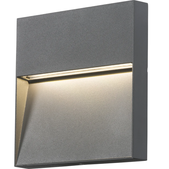 230V IP44 5W LED Square Wall/Guide Light