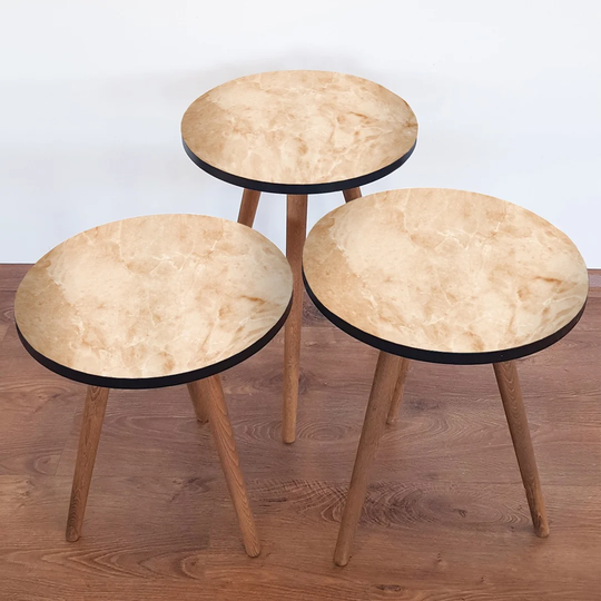 Beaupre 3 Piece Nest of Tables