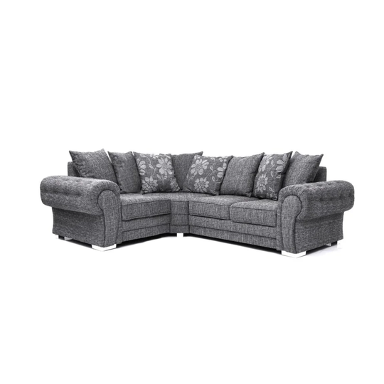 Malmo Grey Fabric Right Corner Sofa