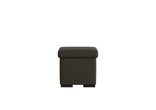 Nicoletti - Tosca Leather Tray Stool - Brown