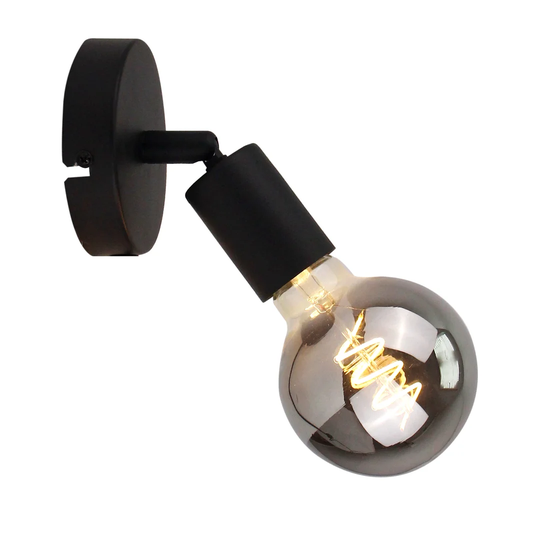 Monzon 1 - Light Dimmable Black Wall Spotlight