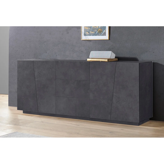 Bharath 220 Cm Wide 3 Drawer Sideboard