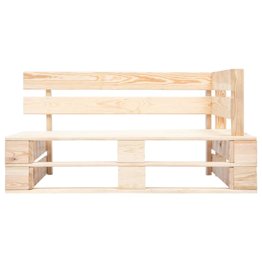 Acantha Wooden Garden Pallet Corner Bench