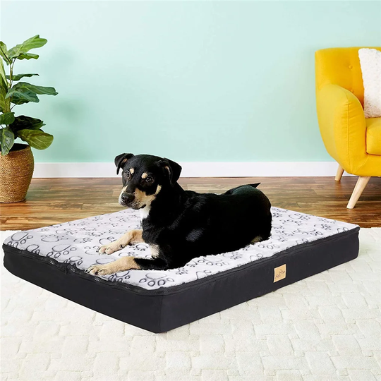 Dog Pillow in Black/White