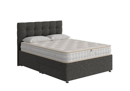 The Handmade Bed Company - Boutique Ortho Divan Set - Super King - Grey