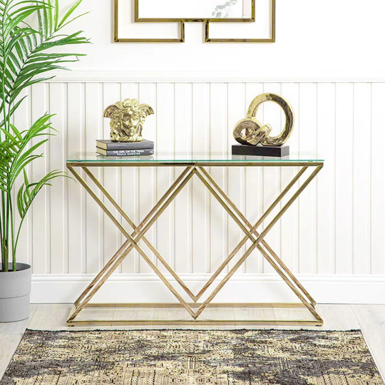 Console Table for Hallway Living Room Furniture, 120cm Slim Entryway Table