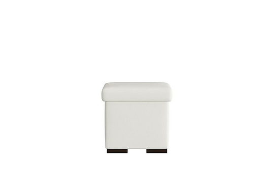 Nicoletti - Tosca Leather Tray Stool - White