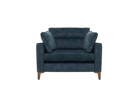Uniqa Fabric Recliner Snuggle Chair