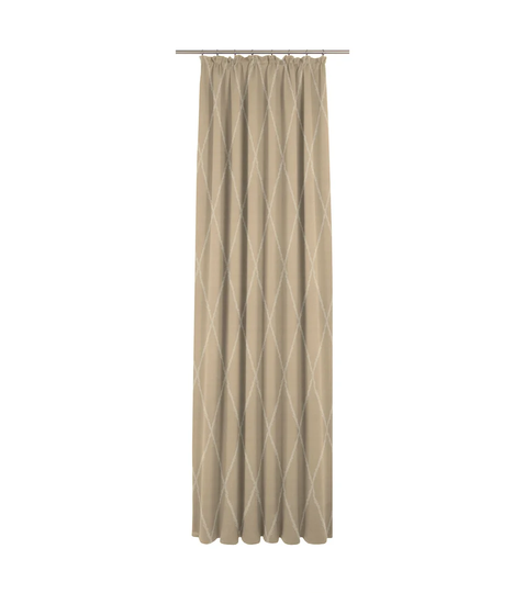 Beeman Pencil Pleat Room Darkening Single Curtain
