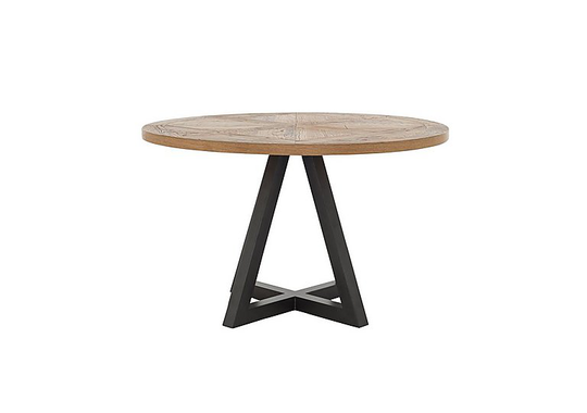 Globe Round Dining Table - Brown