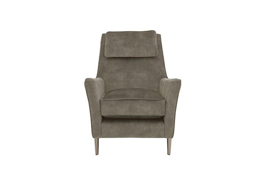 Uniqa Fabric Accent Chair - Brown