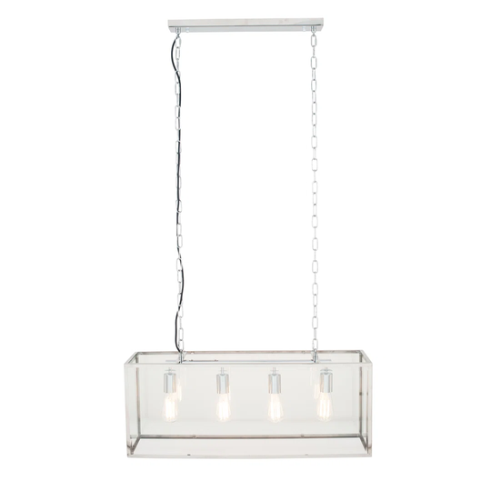 Ketterman 4 Light Rectangle Pendant