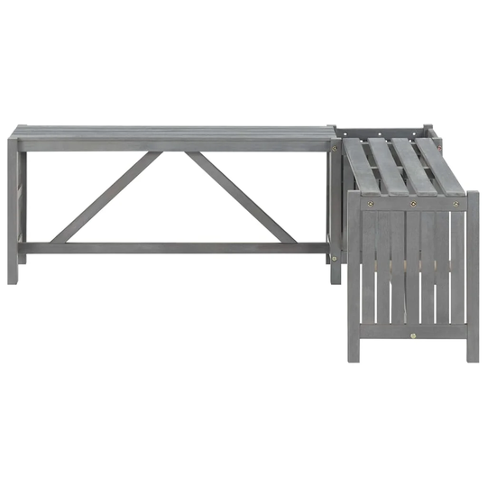 Mercoledi Wooden Planter Bench