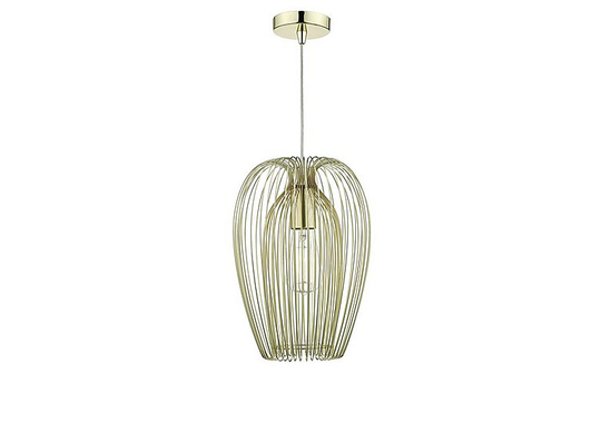 Ari 1 Light Pendant Ceiling Light - Gold