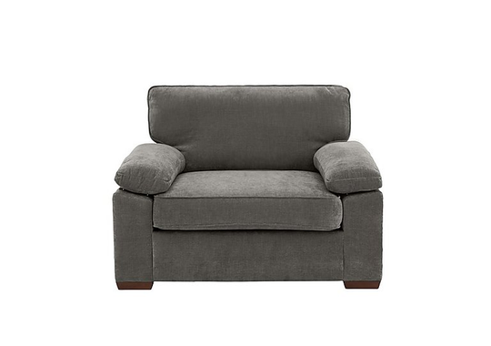 Home Fabric Snuggler Sofa Bed - Grey