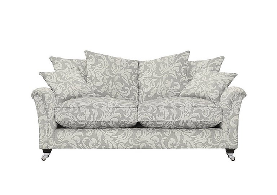 Parker Knoll - Devonshire Large 2 Seater Pillow Back Fabric Sofa - Pattern