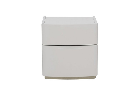 Neptuni 2 Drawer Bedside Chest - White