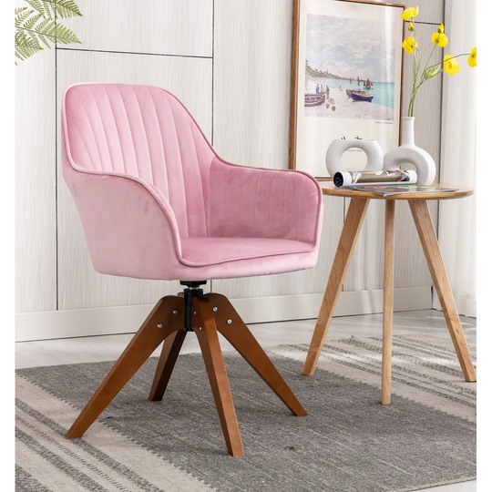 Upholstered Swivel Dining Chair