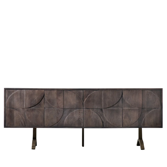 180 Cm Wide Mango Solid Wood Sideboard