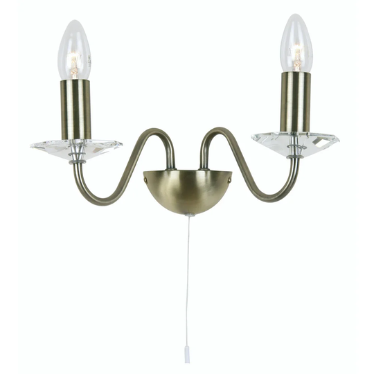 Francine 2-Light Candle Wall Light