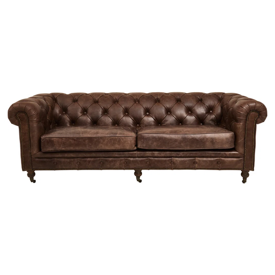 Orono 222Cm Velvet Chesterfield Commercial Use Sofa