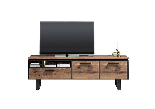 Habufa - Austin 2 Door 1 Drawer Lowboard - Brown