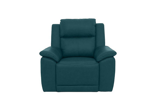 Utah Leather Chair - Teal