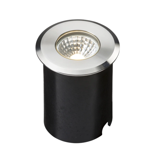 230V IP65 5W LED Stainless Steel Recessed Ground Light 3000K