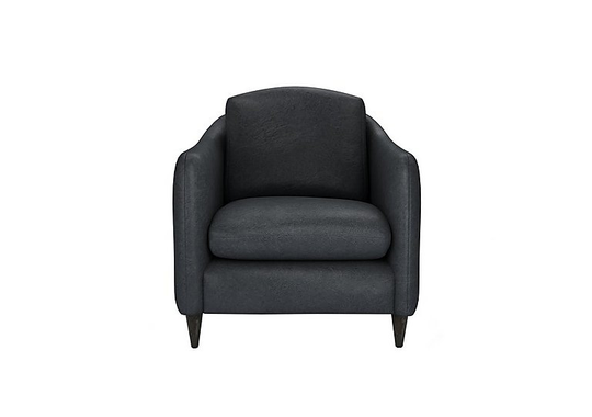 The Lounge Co. - Lorrie George Leather Armchair - Black